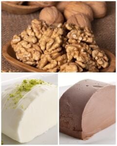 1 kg Maraş18 Kelebek Ceviz İçi - 500 gr Sade Maraş Dondurması - 500 gr Kakaolu Maraş Dondurması