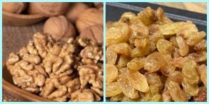 500 gr Maraş18 Kelebek Ceviz İçi - 500 gr Çekirdeksiz Kuru Üzüm