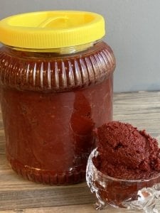 Köy Yapımı Yoğun Kıvamlı Maraş Biber Salçası 1 kg 1 kg