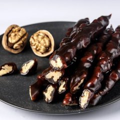 Saf Pekmezli Maraş Cevizli Sucuk 500 gr - Antep Fıstıklı Pekmezli Maraş Sucuğu Premium 500 gr