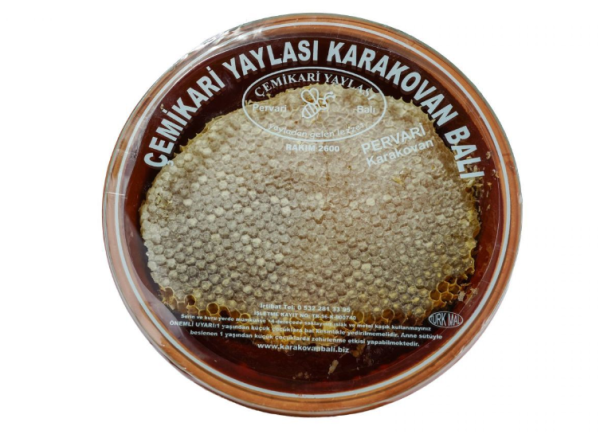 Çemikari Yaylası Pervari Karakovan Balı 800 gr - 950 gr arası (1 çömlek)