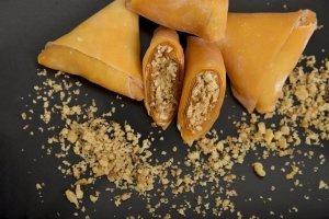 Fıstıklı Muska Samsa 1 kg - Cevizli Muska Samsa 1 kg