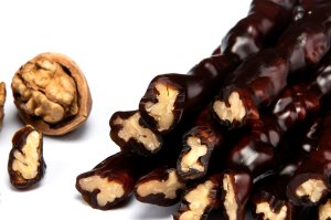 Saf Pekmezli Maraş Cevizli Sucuk 500 gr ve Maraş Cevizli Saf Pekmezli Köpük Sucuğu 650 gr