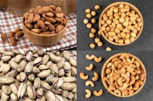 Karışık Lüks Çerez ( Antep Fıstığı-Kaju-Fındık-Ak Badem)